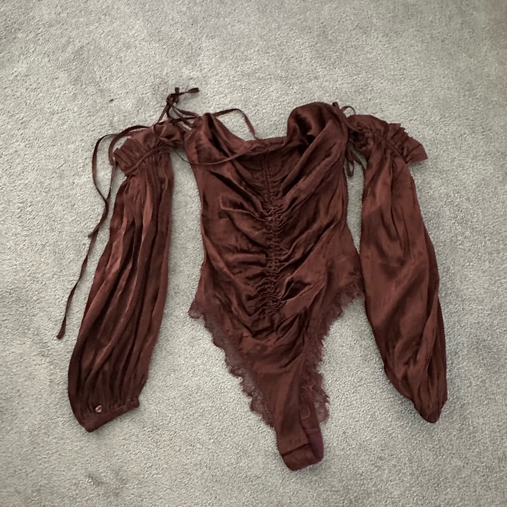 Sleeping with Jacques brown bodysuit 4 - Picture 8 of 8